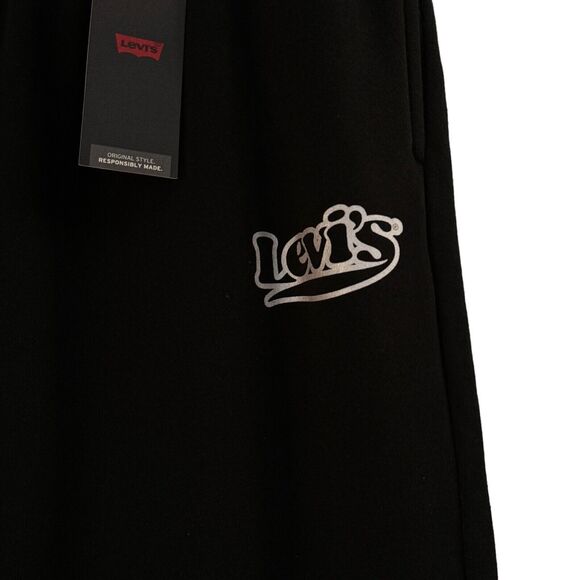 Levi’s 4X-Large Joggers Sweatpants Stretch Pockets Elastic Waist Black Womens - Picture 2 of 7